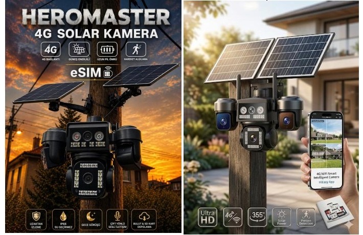 Heromaster 4G solar kamera